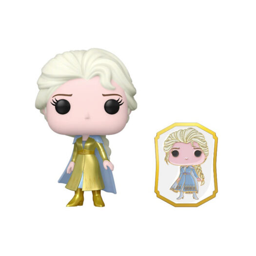 Funko Pop! Disney Frozen Elsa with Pin Gold Label Funko Shop Exclusive Figure #581