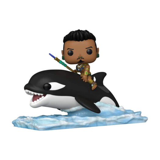 Funko Pop! Rides Marvel Studios Black Panther Wakanda Forever Namor with Orca Figure #116