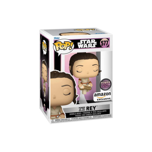 Funko Pop! Star Wars Power of the Galaxy: Rey Power of the Galaxy Amazon Exclusive Figure #577