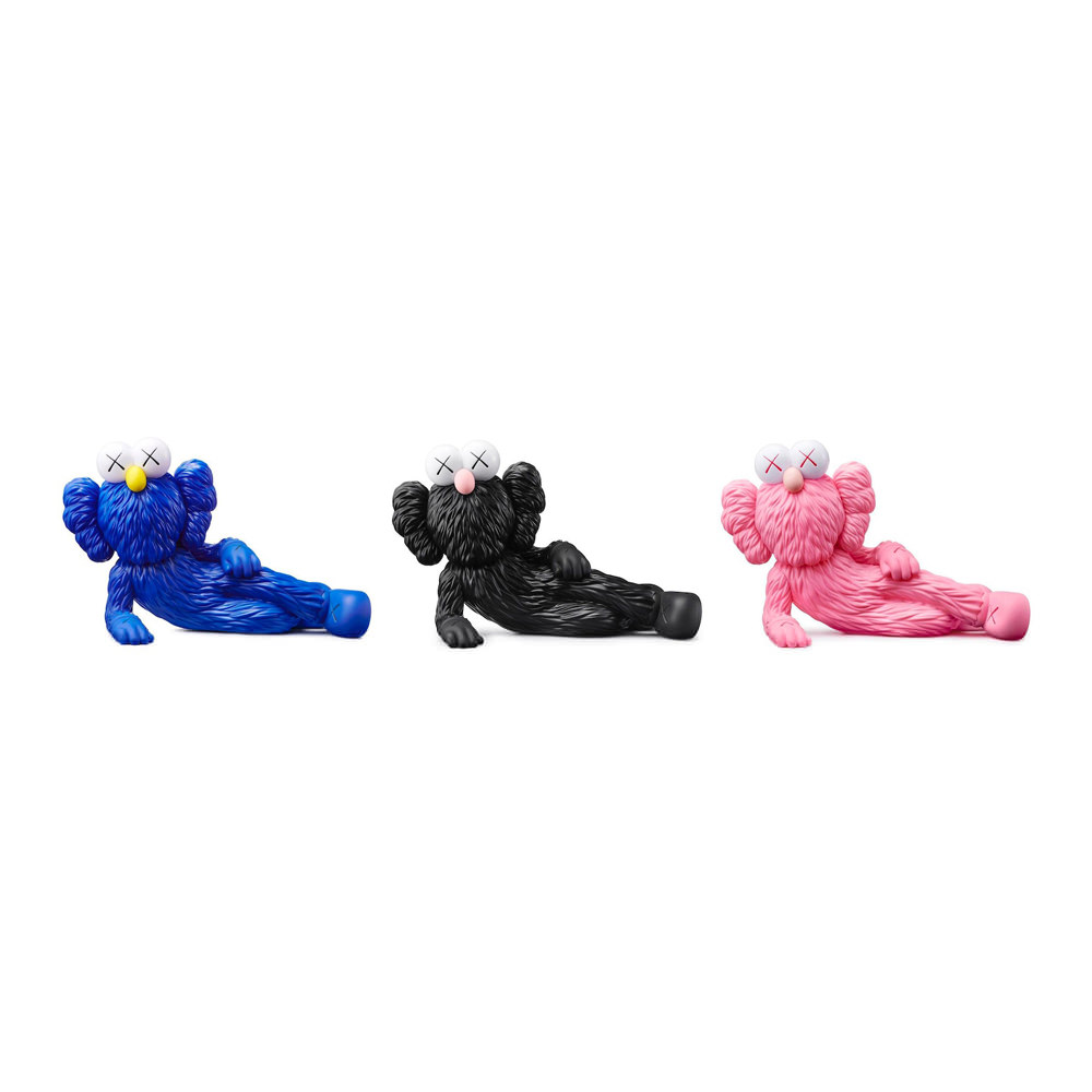 KAWS TIME OFF Vinyl Figure Set Blue/Black/PinkKAWS TIME OFF Vinyl