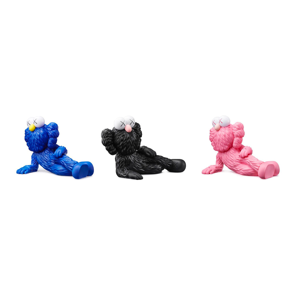 KAWS TIME OFF Vinyl Figure Set Blue/Black/PinkKAWS TIME OFF Vinyl