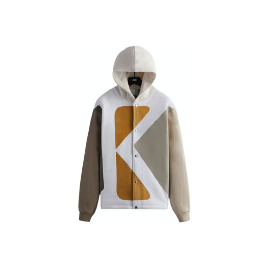 Kith Initial K Hooded Coaches Jacket Ashlar
