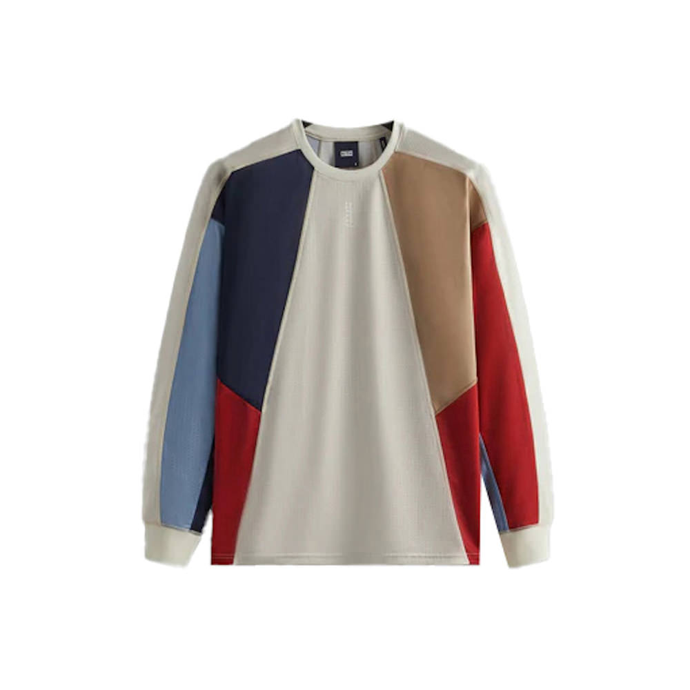 Kith Long Sleeve Panelled Otto Tee SandriftKith Long Sleeve