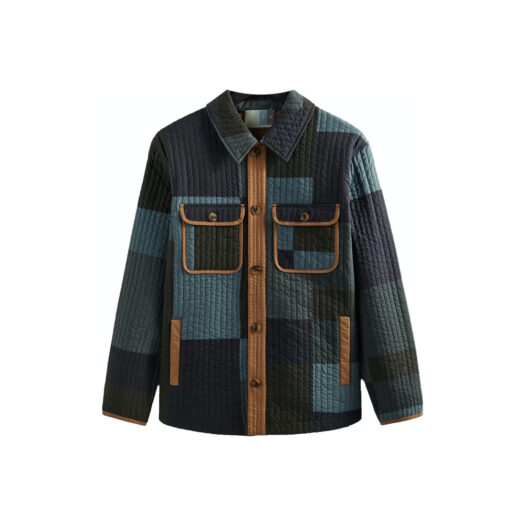 Kith Lowell Quilted Shirt Jacket Nocturnal
