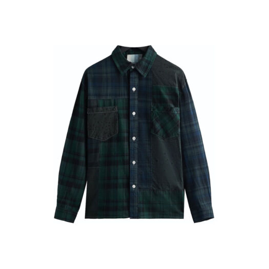 Kith Patchwork Berkeley Buttondown Shirt Conifer