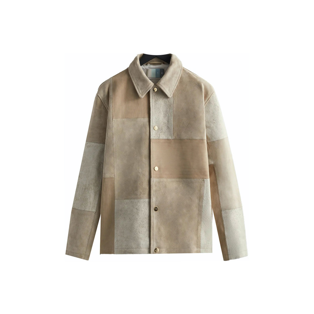 Kith Patchwork Suede Coaches Jacket SheaKith Patchwork Suede Coaches Jacket  Shea - OFour