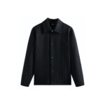 Kith Pinstripe Double Knit Coaches Jacket Nocturnal