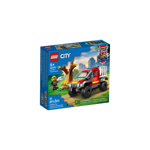 LEGO City 4x4 Fire Truck Rescue Set 60393