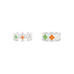 Louis Vuitton MNG Party Set Of 2 Rings Multicolored