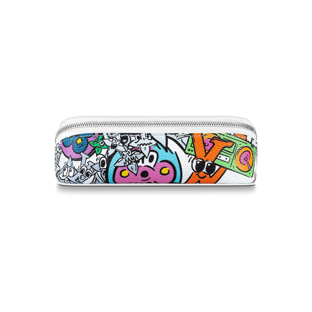 Louis Vuitton Pencil Pouch MNG Comics Multicolored in Coated