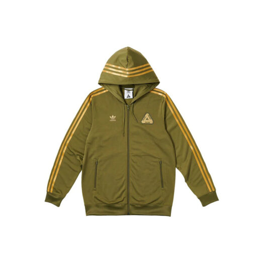Palace adidas Hooded Firebird Track Top (SS23) Olive