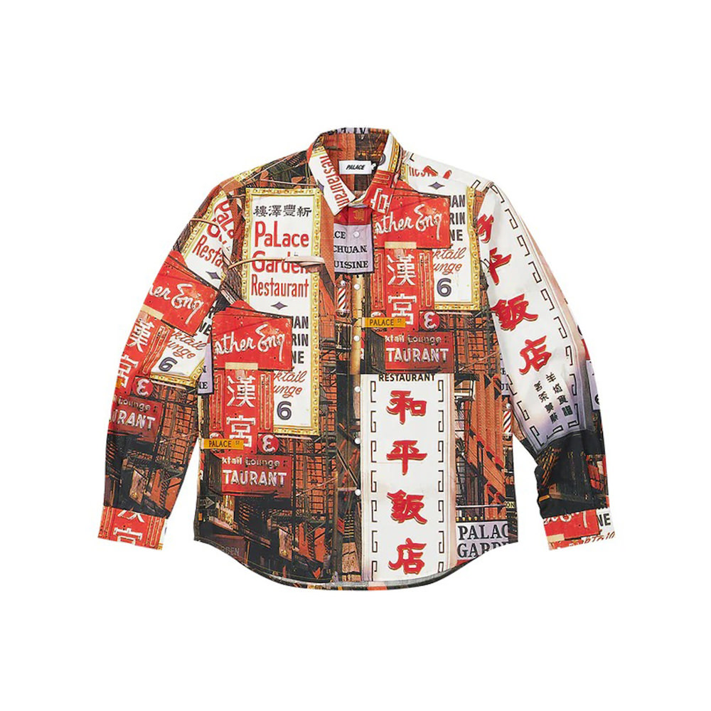 Palace Downtown Shirt RedPalace Downtown Shirt Red - OFour