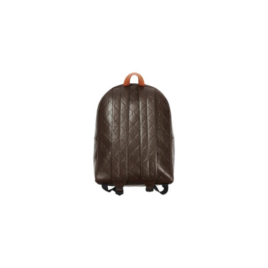 Palace PAL-M-Gram Leather Backpack Brown
