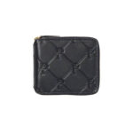 Palace PAL-M-Gram Leather Zip Wallet Midnight Blue