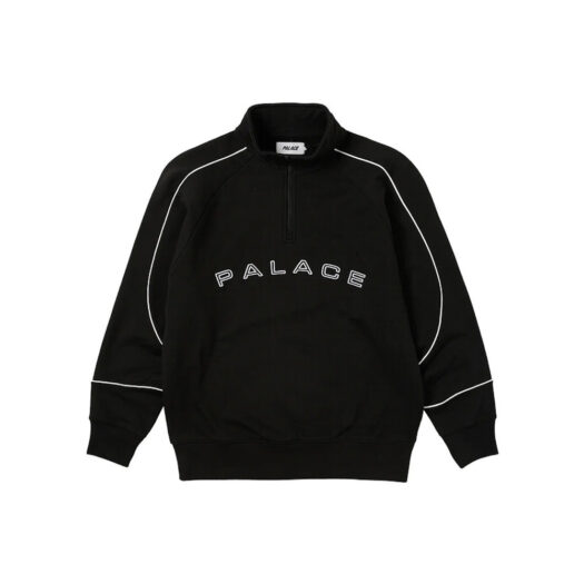 Palace Sport Piped 1/4 Zip Black