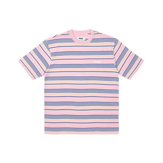 Palace Stripe T-shirt Pink