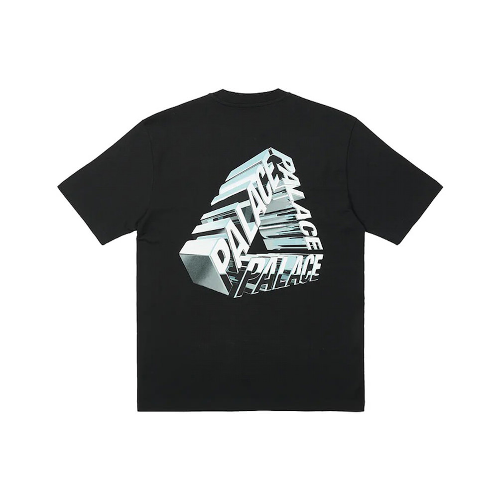 Palace Tri-Chrome T-shirt BlackPalace Tri-Chrome T-shirt Black - OFour