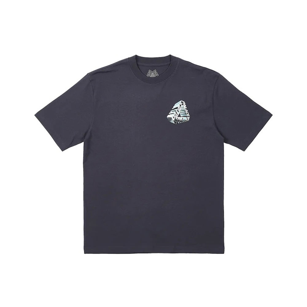 Palace Tri-Chrome T-shirt NavyPalace Tri-Chrome T-shirt Navy - OFour