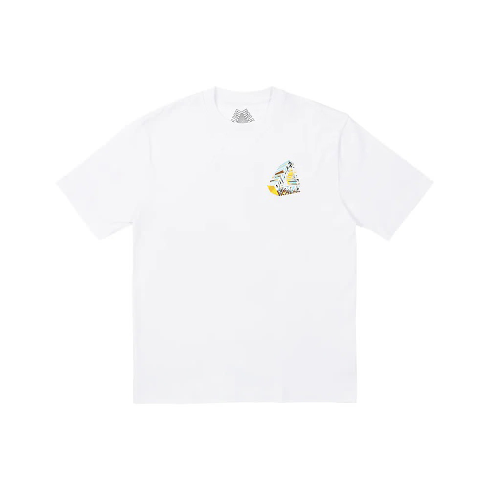 Palace Tri-Chrome T-shirt WhitePalace Tri-Chrome T-shirt White - OFour