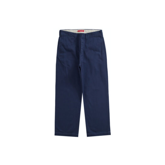 Supreme Chino Pant Washed NavySupreme Chino Pant Washed Navy - OFour