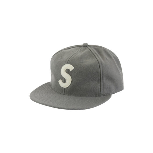 Supreme Ebbets S Logo Fitted 6-Panel Grey
