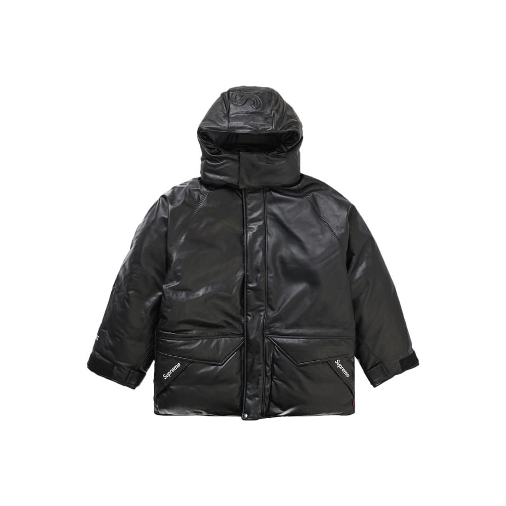 Supreme GORE-TEX Leather 700-Fill Down Parka BlackSupreme GORE-TEX