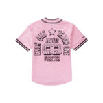 Supreme Mitchell & Ness Satin Baseball Jersey Pink