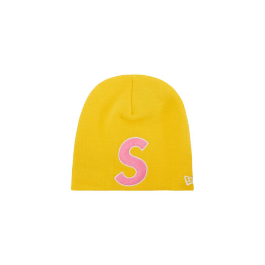 Supreme New Era S Logo Beanie (SS23) Gold
