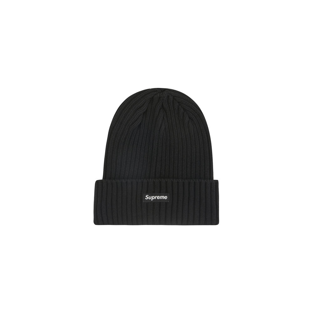 Supreme Overdyed Beanie Black