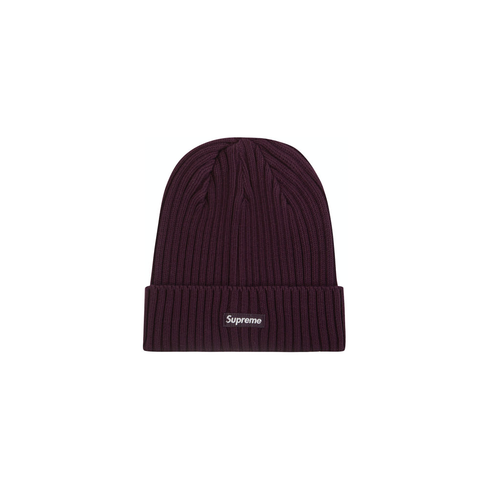 Supreme Overdyed Ribbed Beanie Black