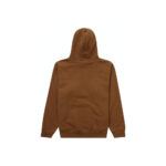 Supreme Script Hooded Sweatshirt Light Brown