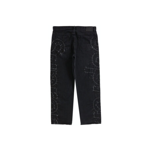 Supreme Shibori Loose Fit Jean Black