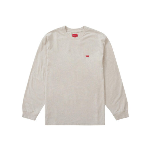 Supreme Small Box L/S Tee (SS23) Oatmeal