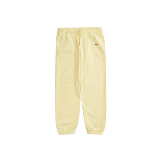Supreme Small Box Sweatpant (SS23) Light Yellow