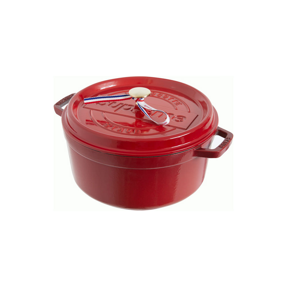 Supreme STAUB Round 5.5 Qt. Cocotte Red