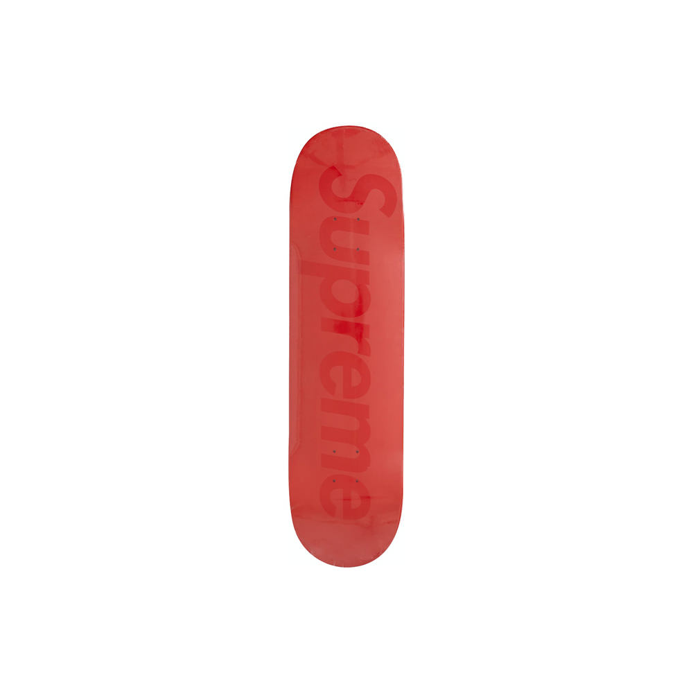 Supreme Tonal Box Logo Skateboard Deck Red