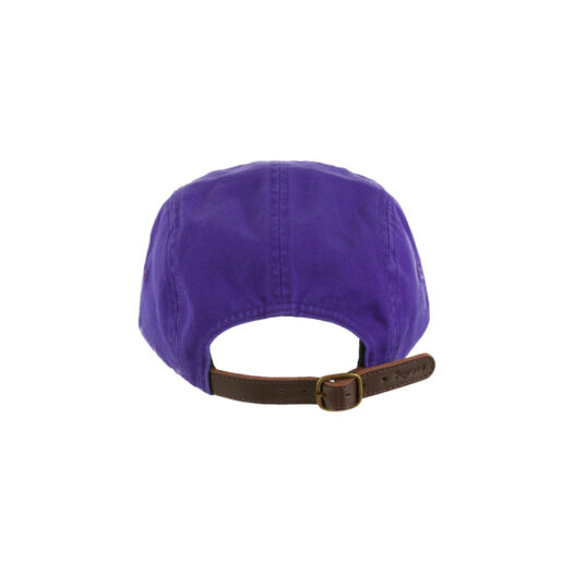 Supreme Washed Chino Twill Camp Cap (SS23) Purple