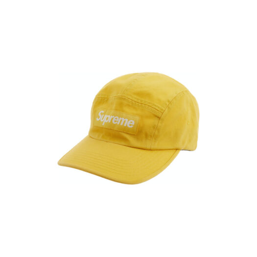 Supreme Washed Chino Twill Camp Cap (SS23) Yellow