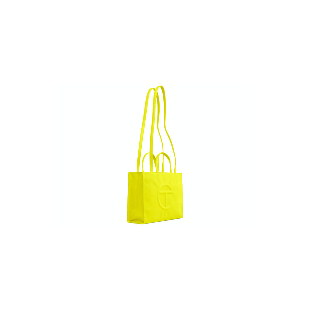 Telfar Shopping Bag Medium Highlighter YellowTelfar Shopping Bag Medium