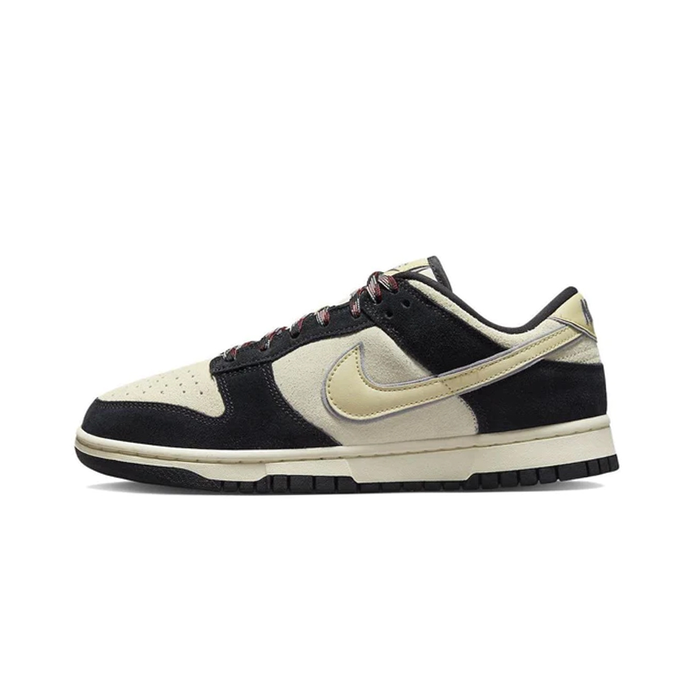 Nike Dunk Low LX Black Suede Team Gold (W)