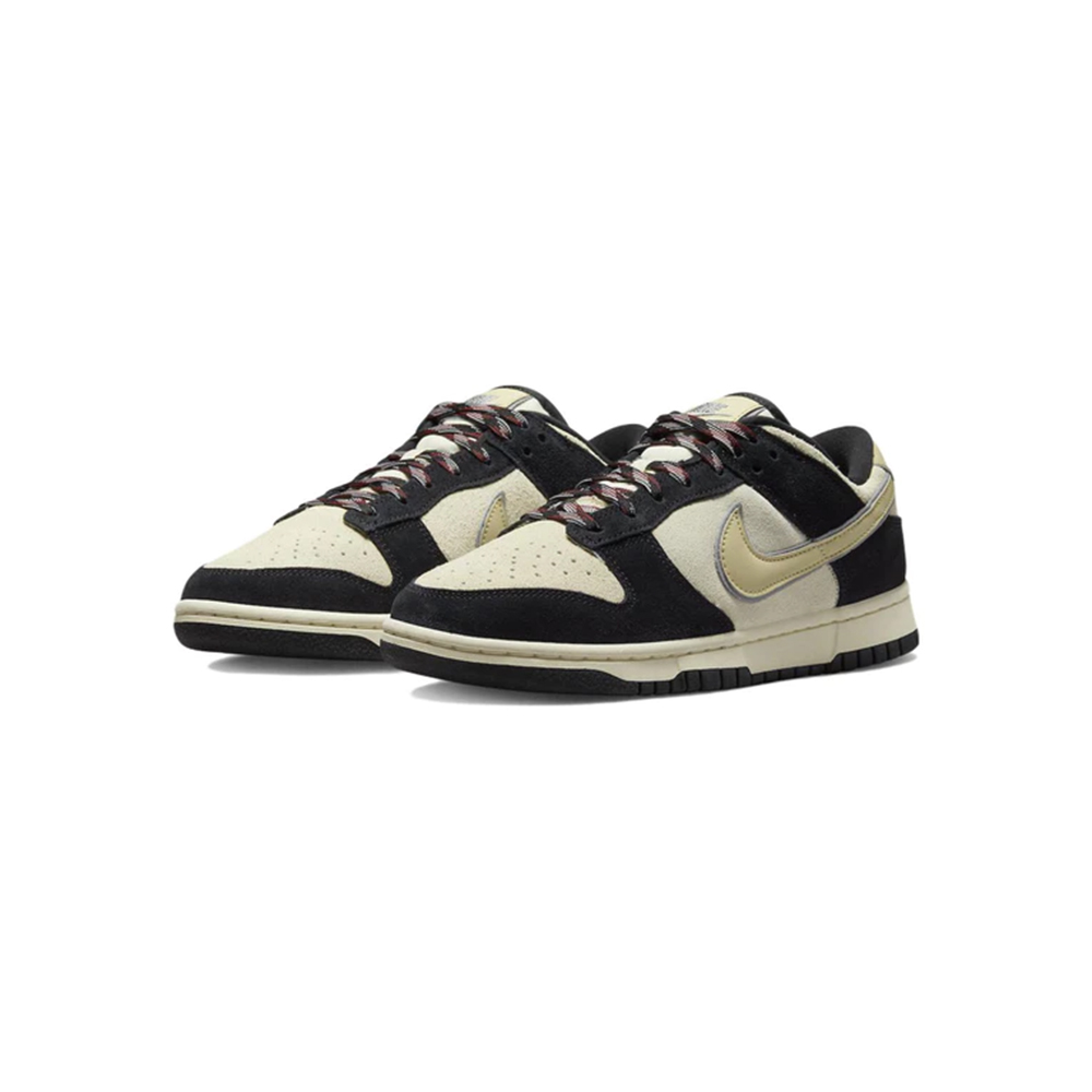 Nike Dunk Low LX Black Suede Team Gold (W)