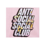 Anti Social Social Club Drop A Pin Hoodie Pink