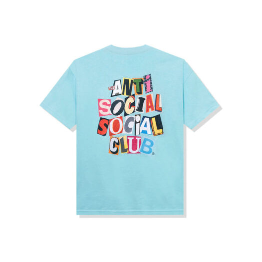 Anti Social Social Club Torn Pages Of Our Story T-shirt Blue