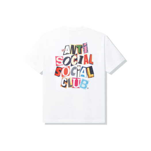 Anti Social Social Club Torn Pages Of Our Story T-shirt White