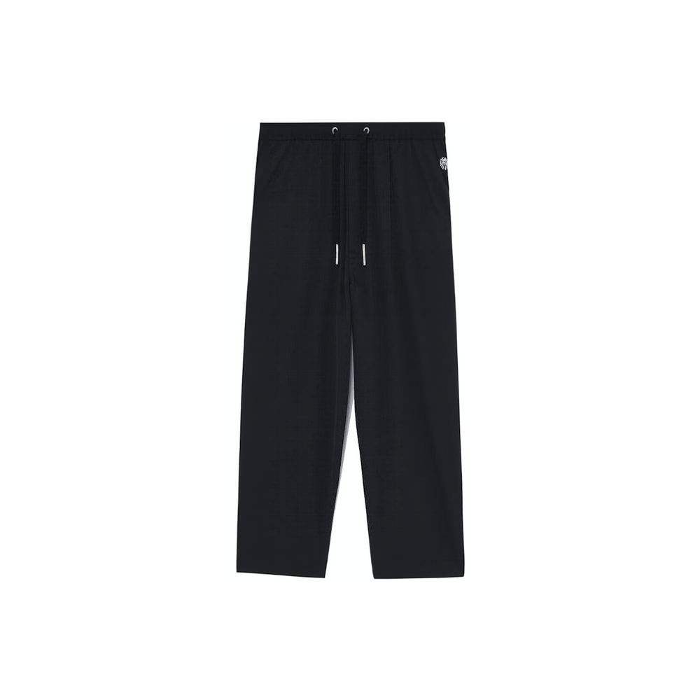 A BATHING APE】BAPE BLACK LOOSE FIT TAPERED EASY PANTS パンツ