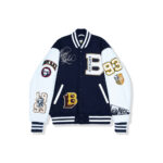 BAPE Black x Golden Bear Sportswear Varsity Jacket Navy