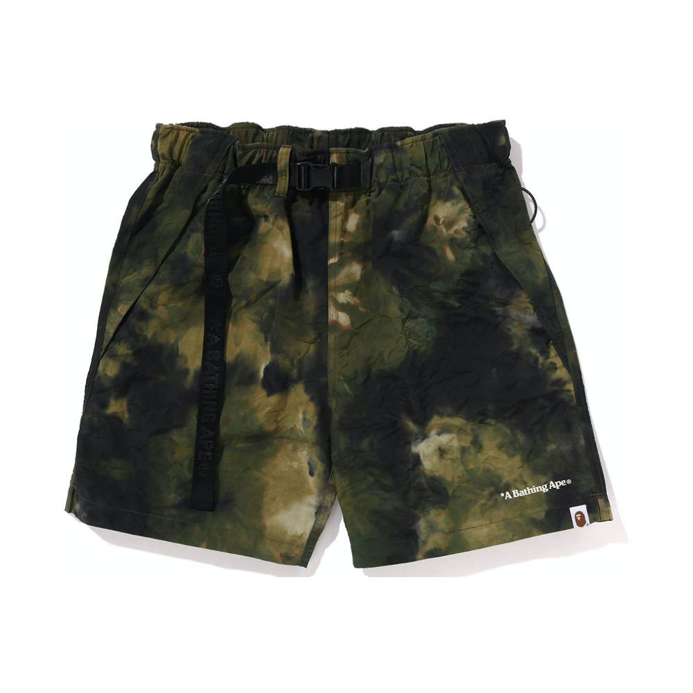 BAPE Chusen Dye Eazy Shorts Olive Drab