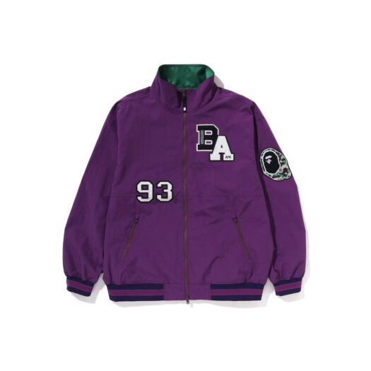 BAPE Multi Motif Loose Fit Light Jacket Purple