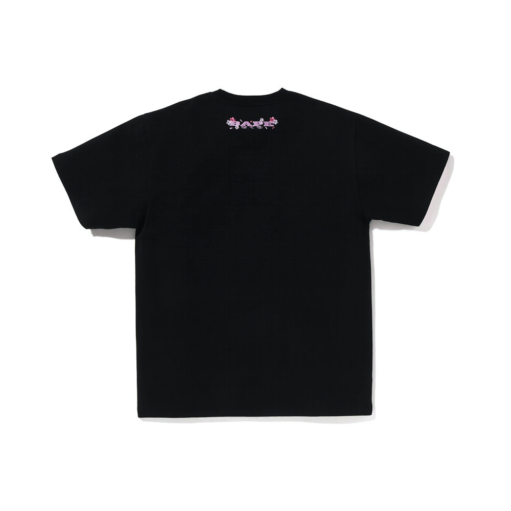 BAPE Sakura Tee (SS23) BlackBAPE Sakura Tee (SS23) Black - OFour