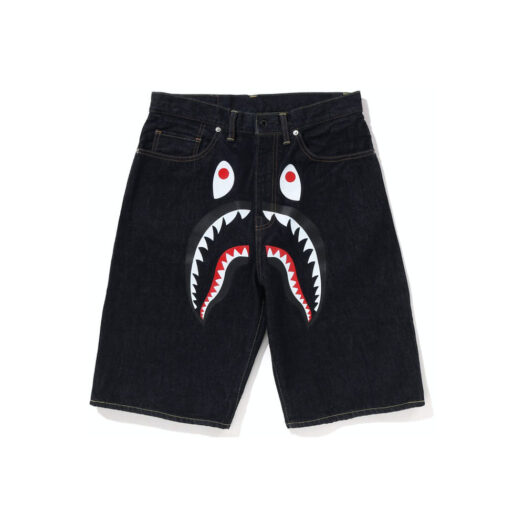 BAPE Shark Denim Shorts (SS23) Indigo